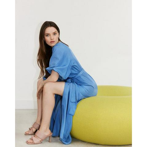 Overview image: Leonora Dress blue