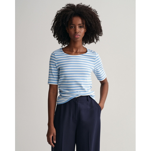 Overview second image: Striped rib t-shirt - Gant