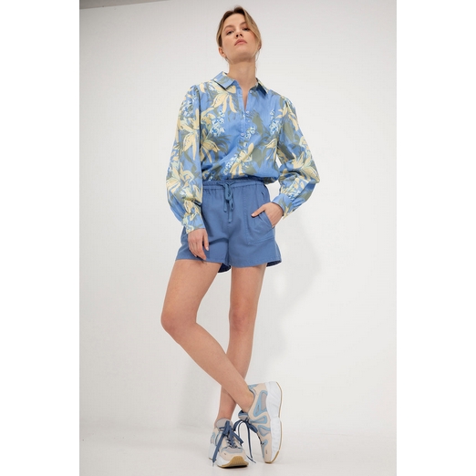 Overview second image: Gereth blouse printed bleu