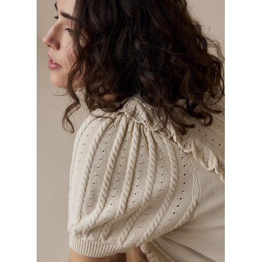 Overview second image: Short sleeve sweater knit