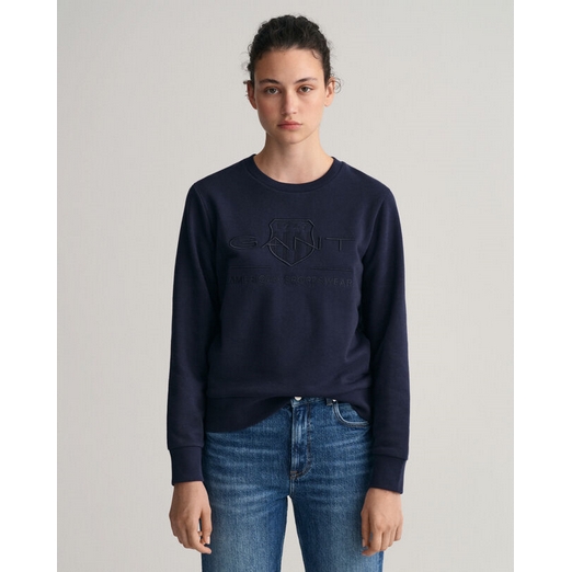 Overview image: REC TONAL SHIELD SWEAT GANT