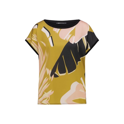 Overview second image: Color Panel Print T-shirt 