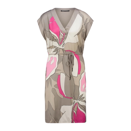 Overview second image: Color Panel Print Dress Moss