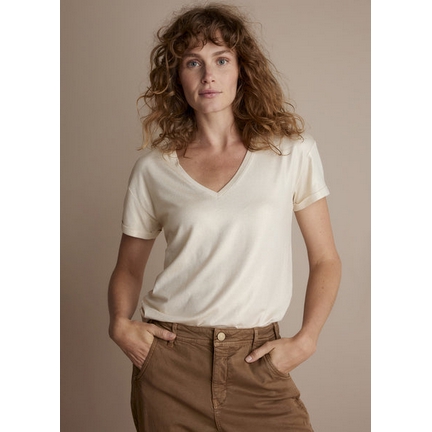 Overview image: Shirt matallic coated jersey