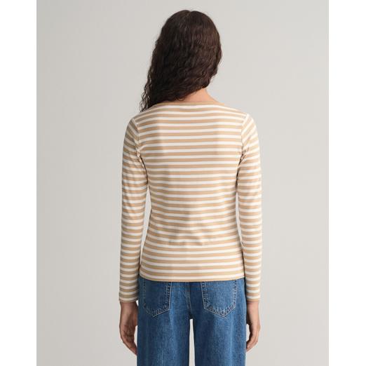 Overview second image: Slim Striped Ribbed LS T-shirt