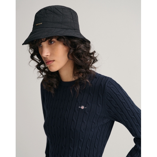 Overview second image: Stretch cotton cable c-neck