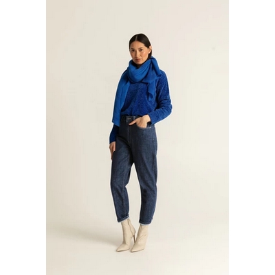 Overview image: Basic scarf plisse Expresso